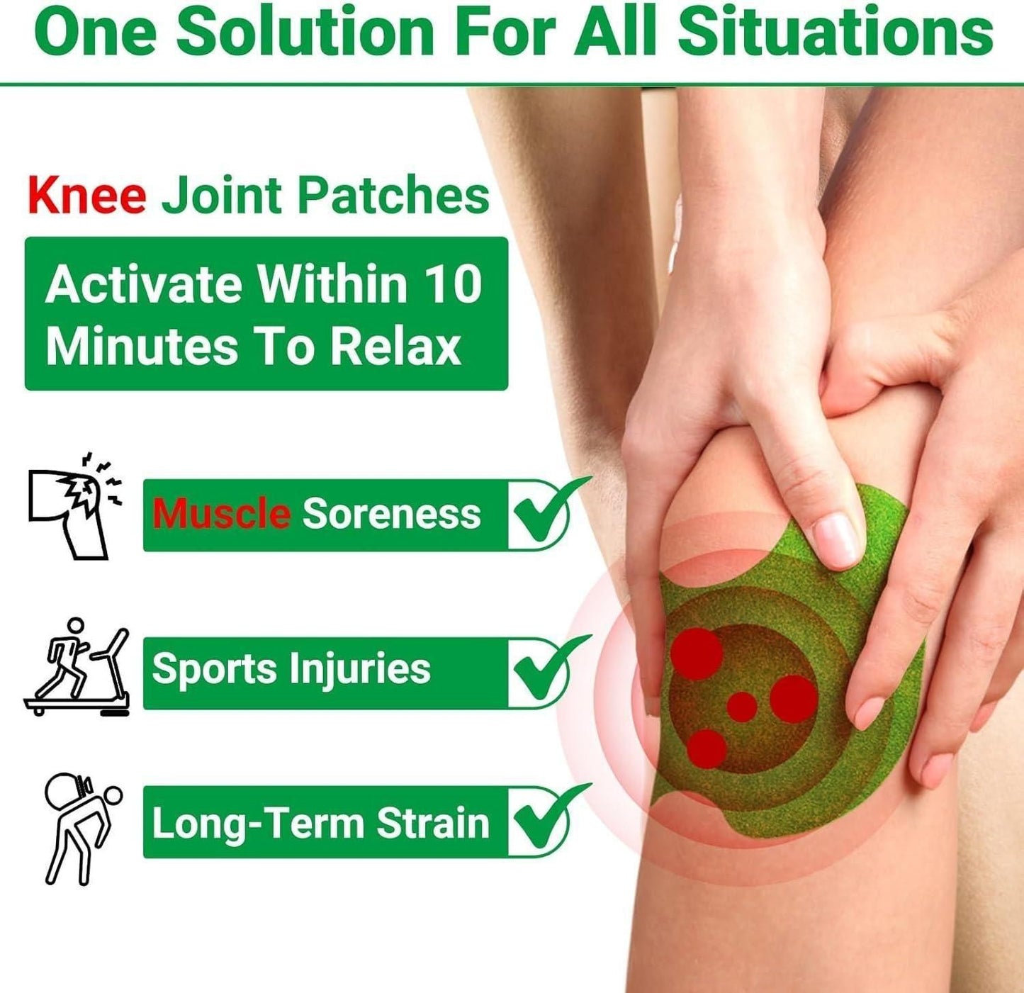 Herbal Knee Patches (Pack of 10, 20, 30)