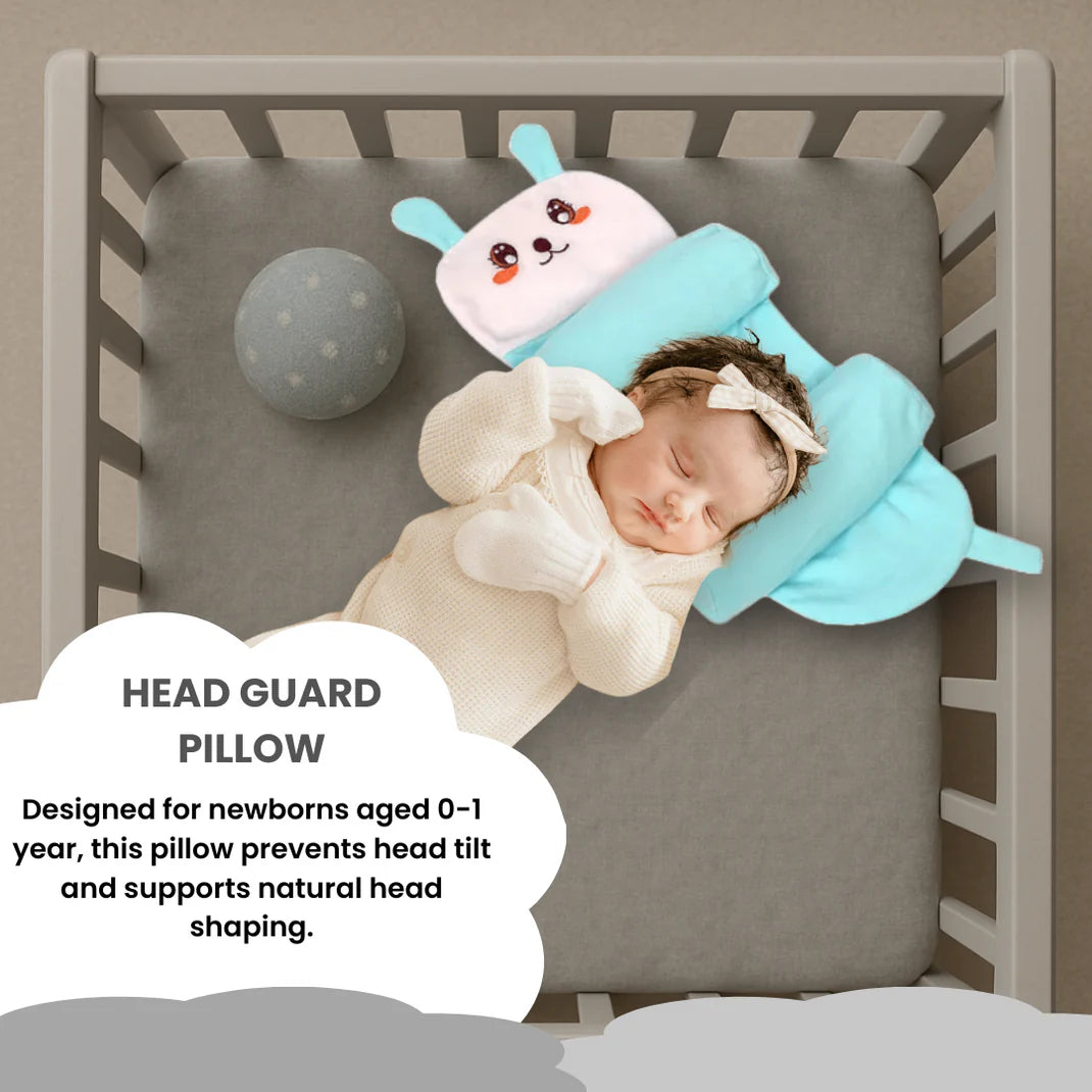 Baby Head Shaping Pillow – Prevents Flat Head (0–12 Months)