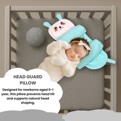 Baby Head Shaping Pillow – Prevents Flat Head (0–12 Months)